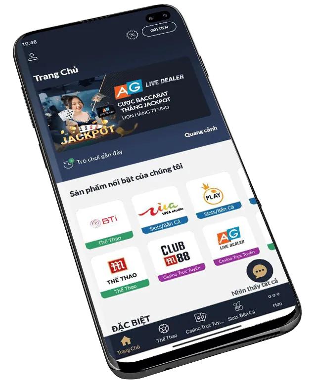 Giao diện người dùng trực quan của lucky 8 app